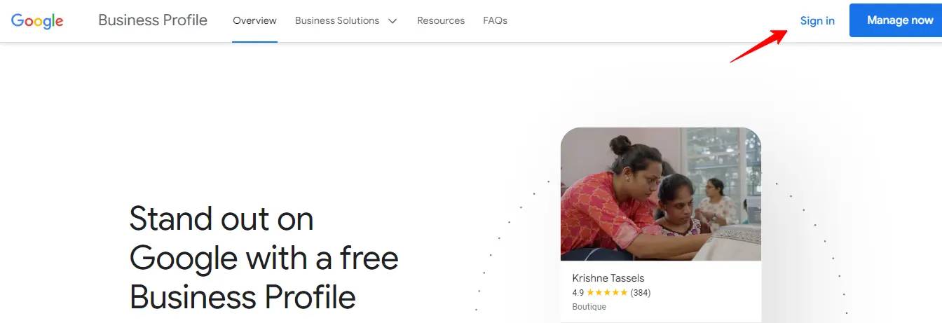 Logging In To Google Business Account