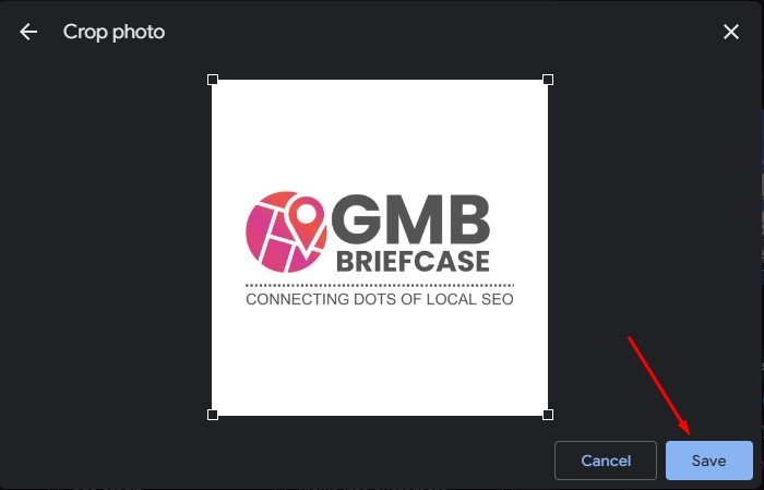 Upload logo from the Computer and click on Save button.