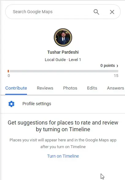 Start contributing to the places, add reviews, add photos and so on.