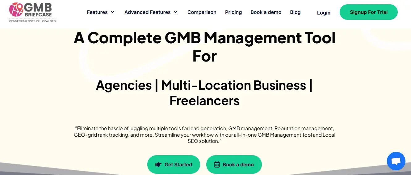 image of GMBBriefcase.com - Complete GMB Management Tool